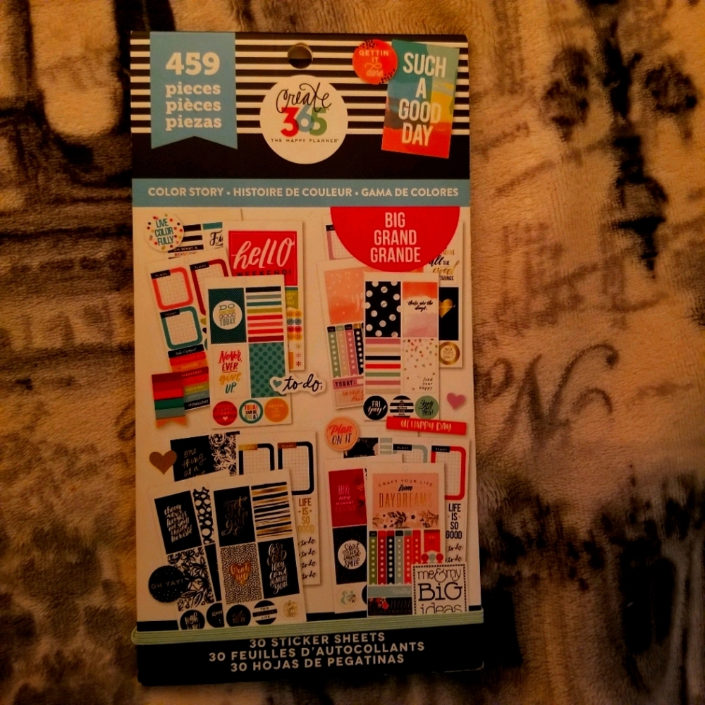 Happy Planner Recollections Color Story